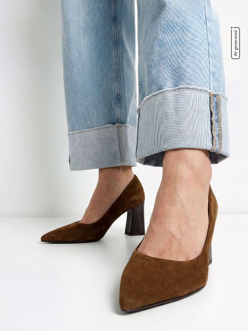 Pumps, COGNAC COMB, hi-res
