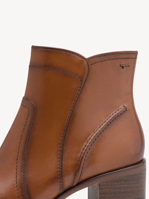 Stiefelette, COGNAC LEATHER, hi-res