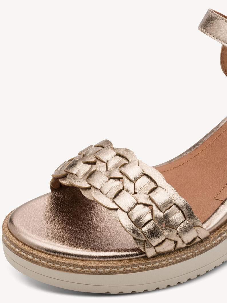 Kožen&eacute; sand&aacute;le - kovov&aacute;, BRONCE, hi-res