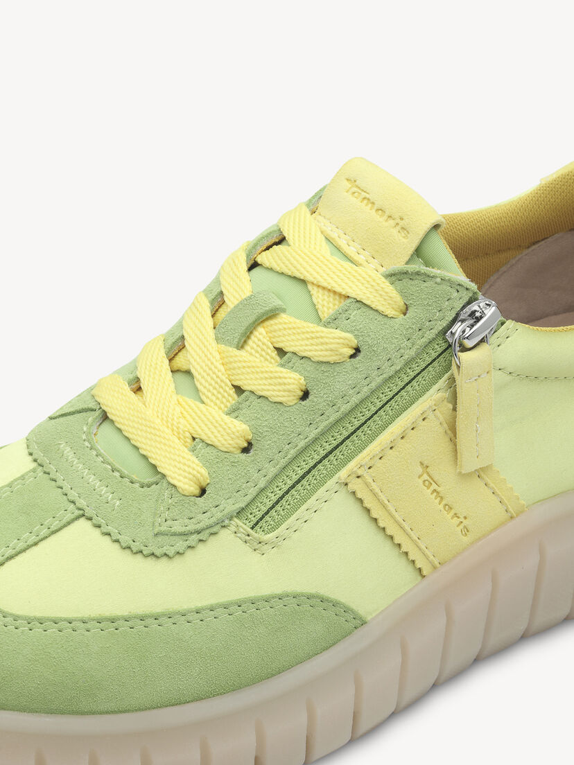 Sneaker - geel, YELLOW/GREEN, hi-res