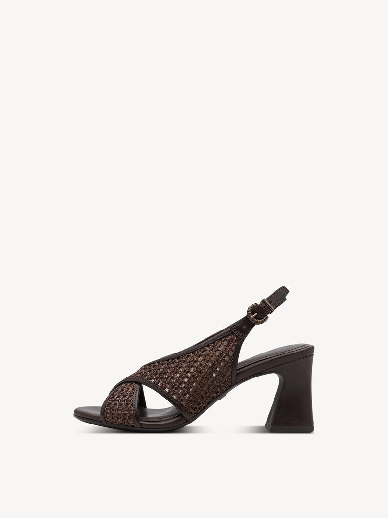 Heeled sandal - brown, 304, hi-res