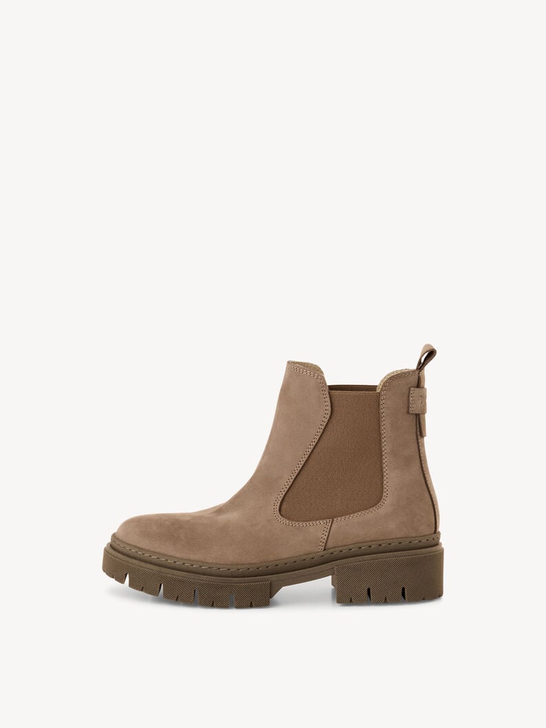 Leather Chelsea boot - brown, DUNE NUBUC, hi-res