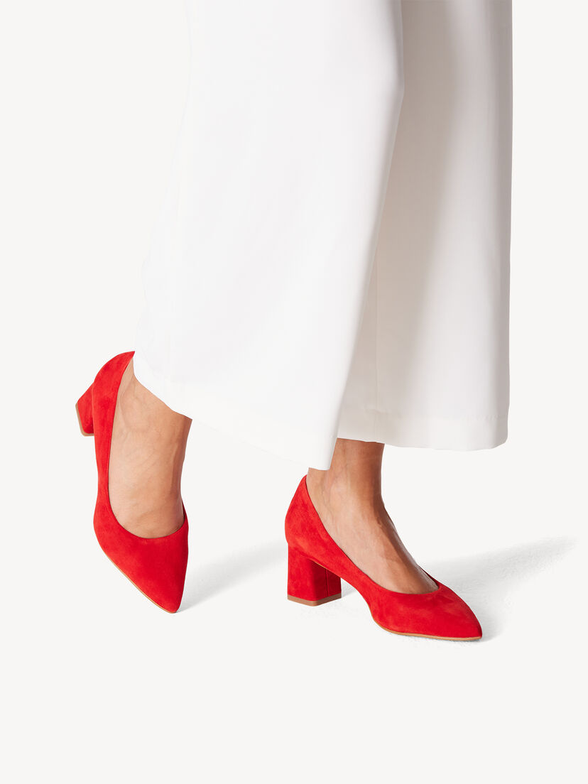 Pumps, RED, hi-res