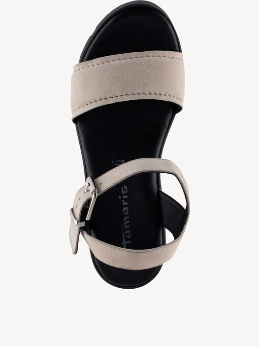 Sandaaltje, TAUPE SUE./BLK, hi-res