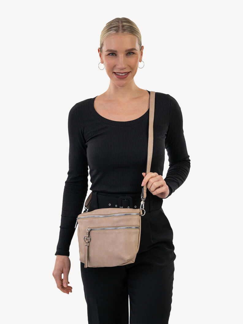 bæltetaske, taupe, hi-res