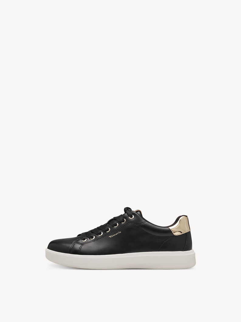 Sneaker - zwart, BLACK/GOLD, hi-res