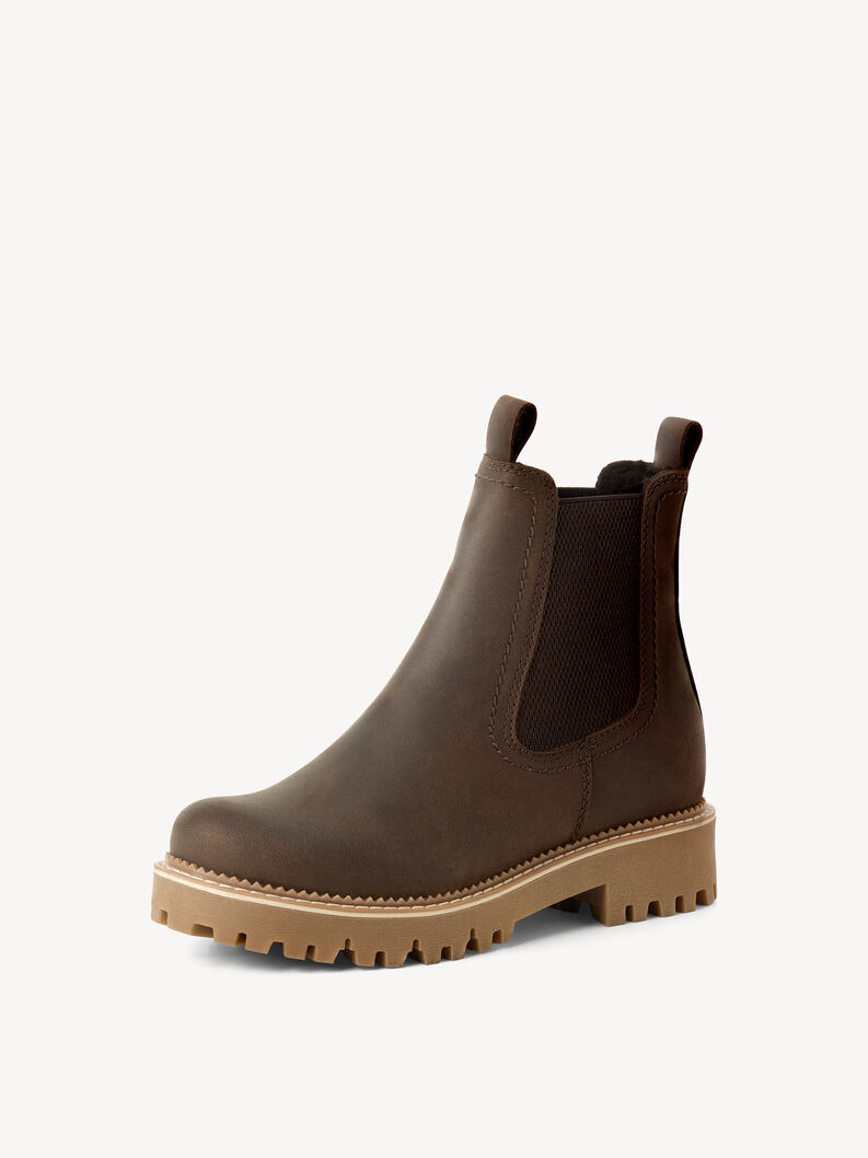 Leder Chelsea Boot - braun Warmfutter, MOCCA, hi-res
