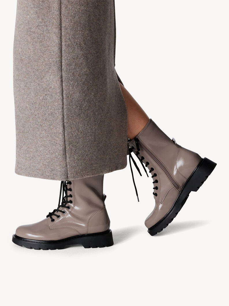 Stiefelette - beige, TAUPE struc. Patent, hi-res