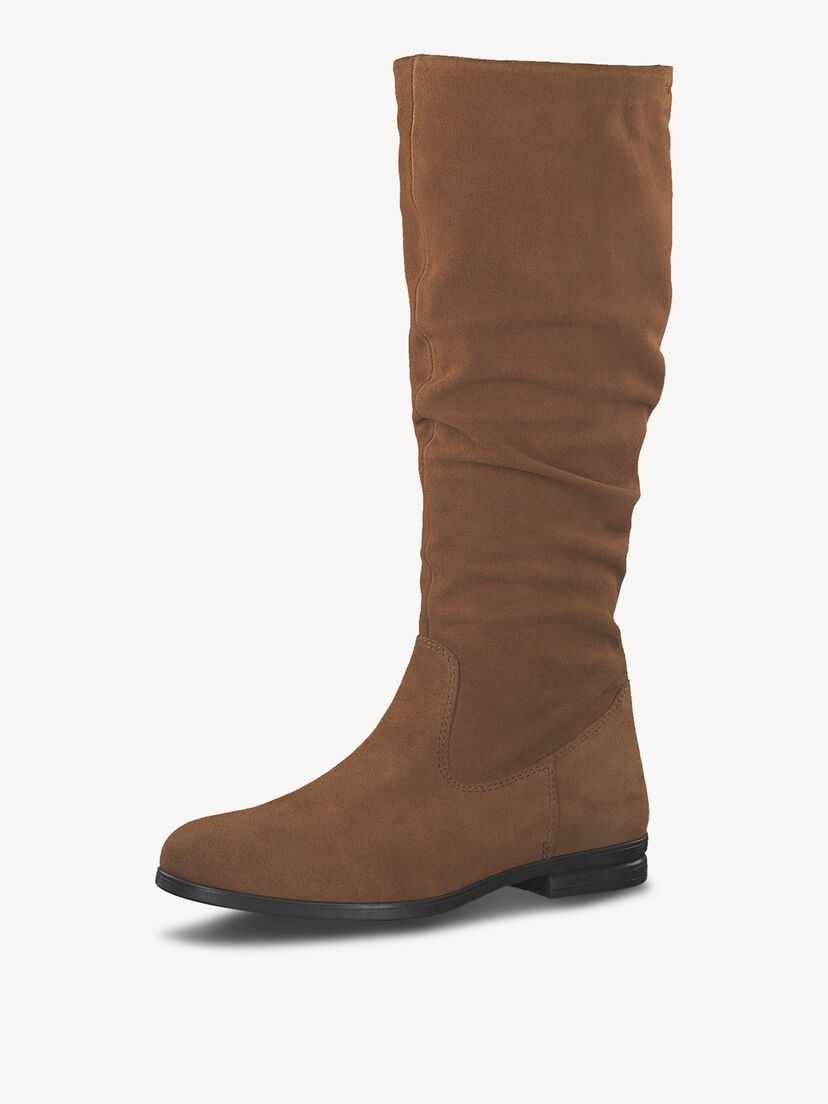 Leren Laarzen - bruin, MUSCAT, hi-res