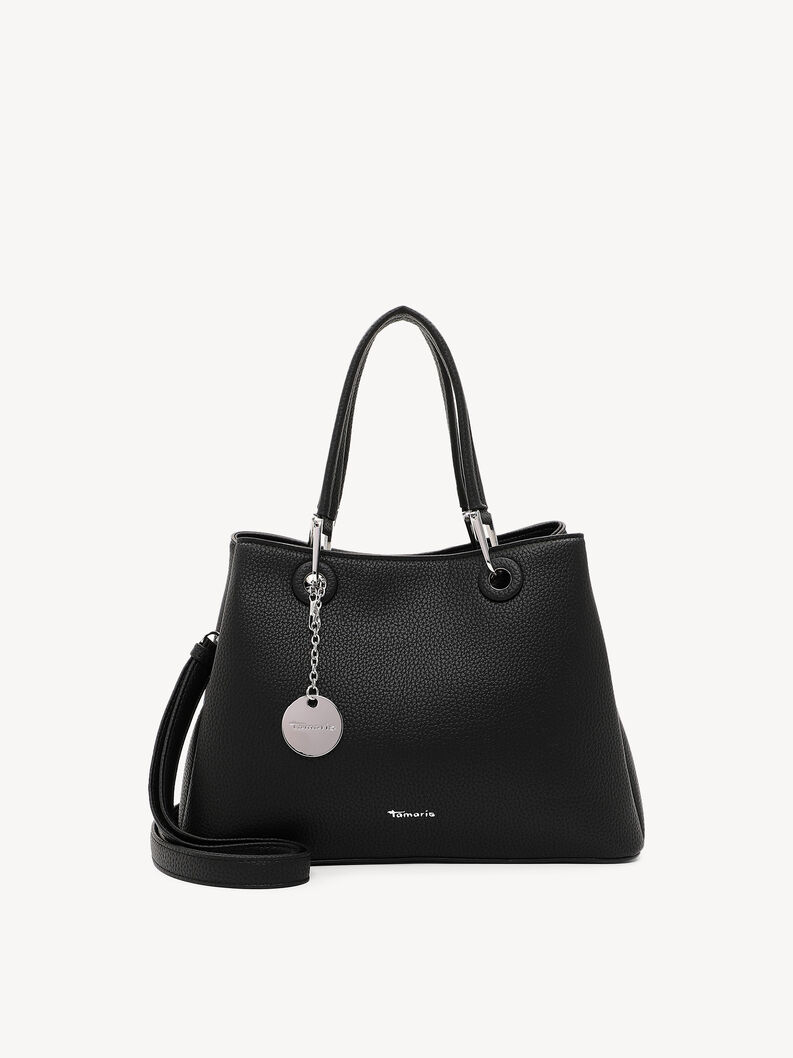 Shopping bag, black, hi-res