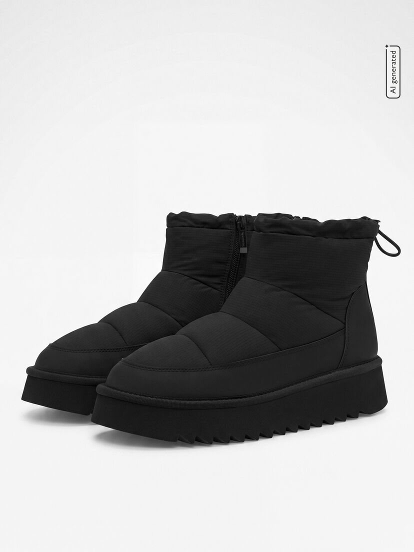 Enkellaarsje, BLACK UNI, hi-res