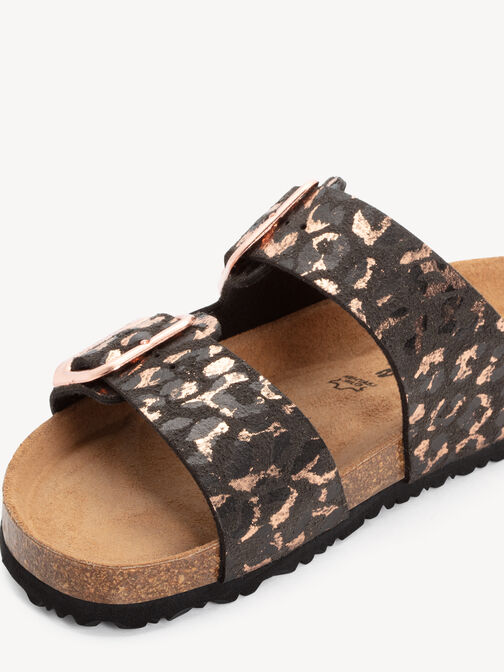 Pantolette, BLACK/LEOPARD, hi-res