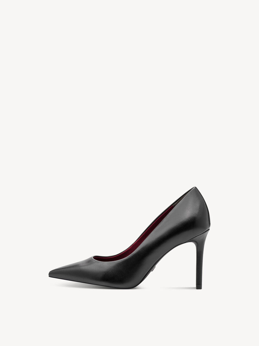 Pumps - zwart, BLACK LEATHER, hi-res