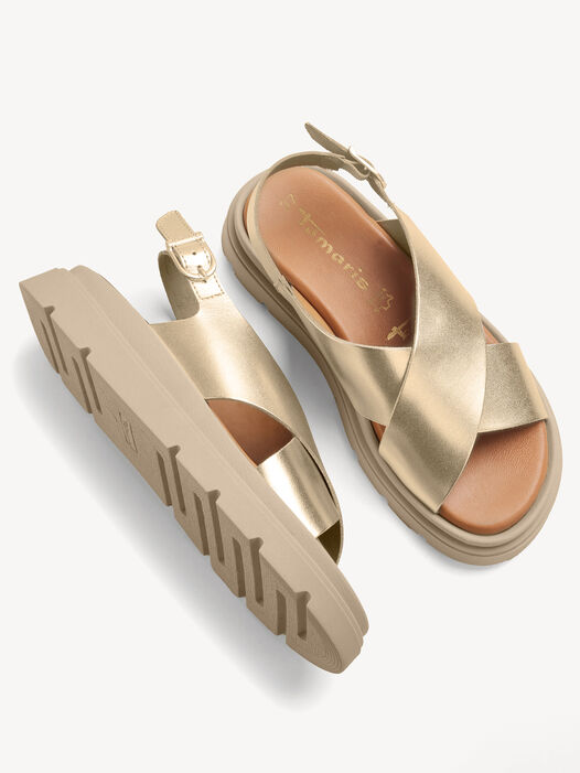 Sandaaltje, LIGHT GOLD, hi-res