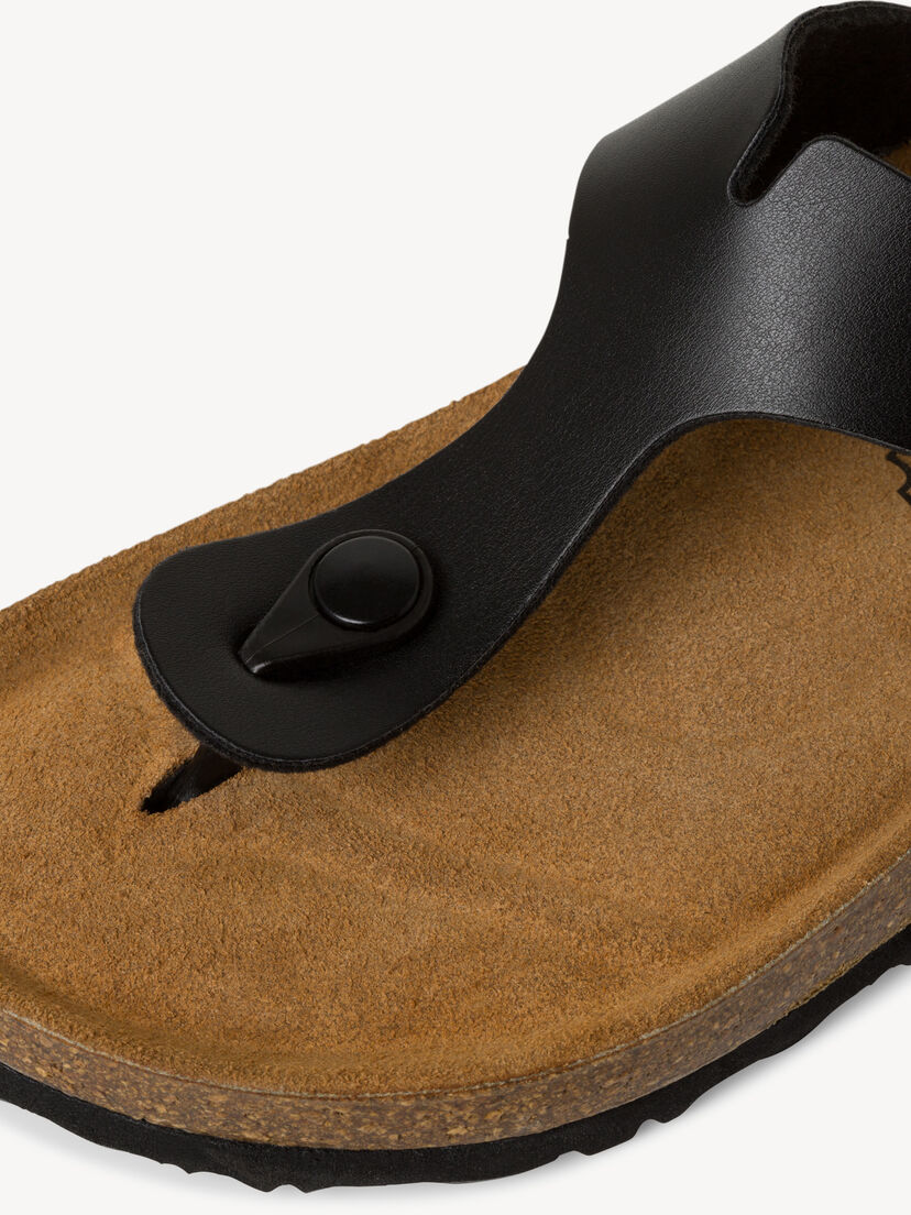 Slipper - zwart, BLACK, hi-res