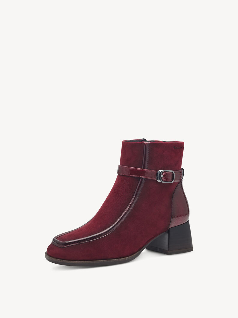 Stiefelette - rot, MERLOT, hi-res