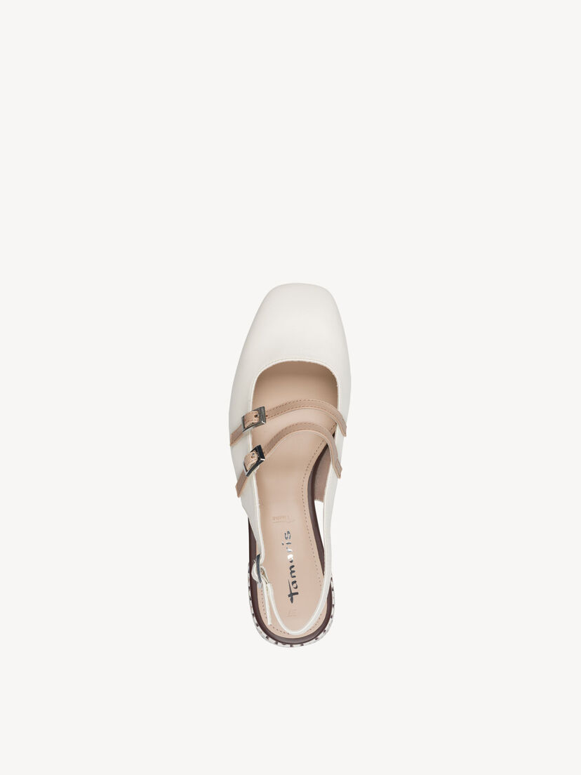 Slingpumps - wit, OFFWHITE COMB, hi-res