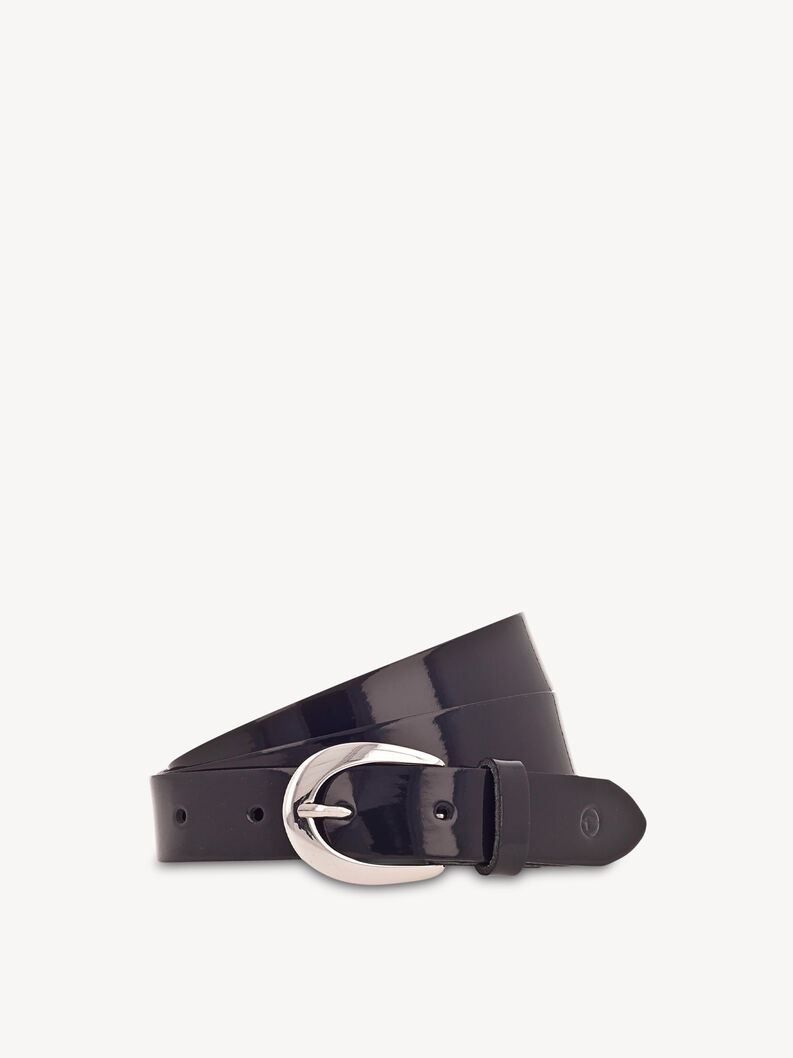 Lederg&uuml;rtel - blau, nachtblau, hi-res