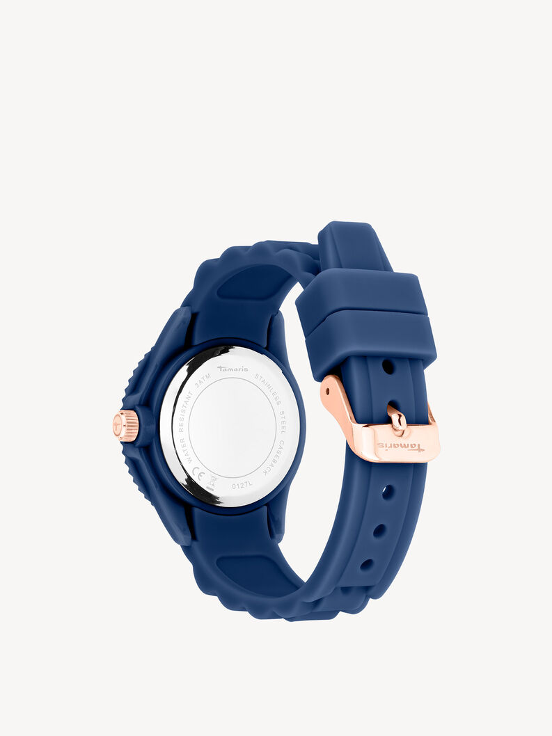 Uhr - blau, dunkelblau, hi-res