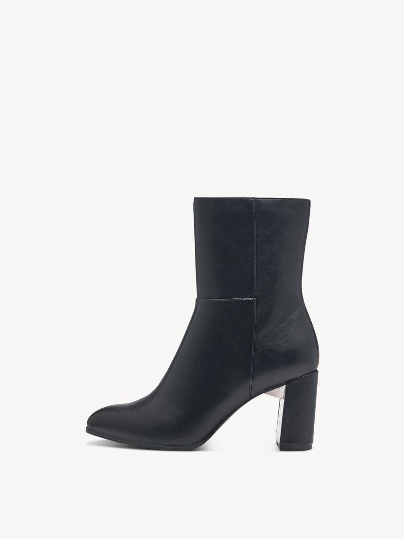 Enkellaarsje - zwart, BLACK, hi-res