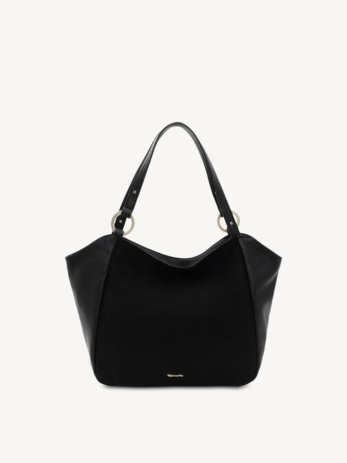 Shopping bag, black, hi-res