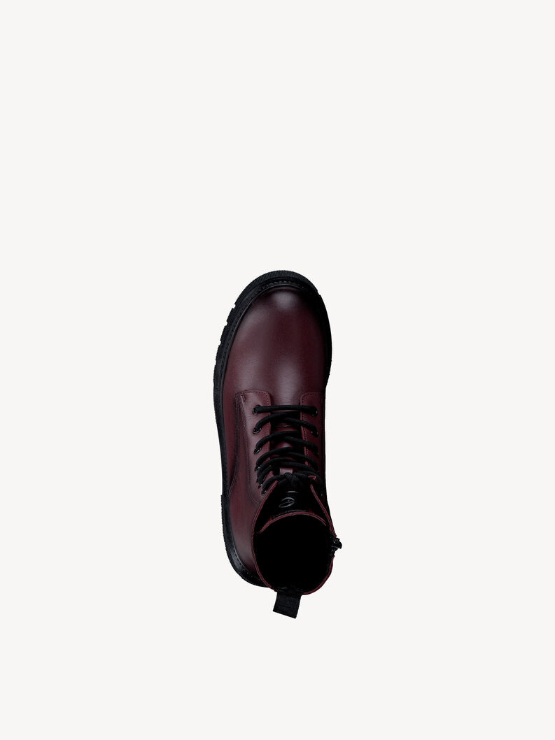 Bottine - rouge doublure chaude, RED, hi-res