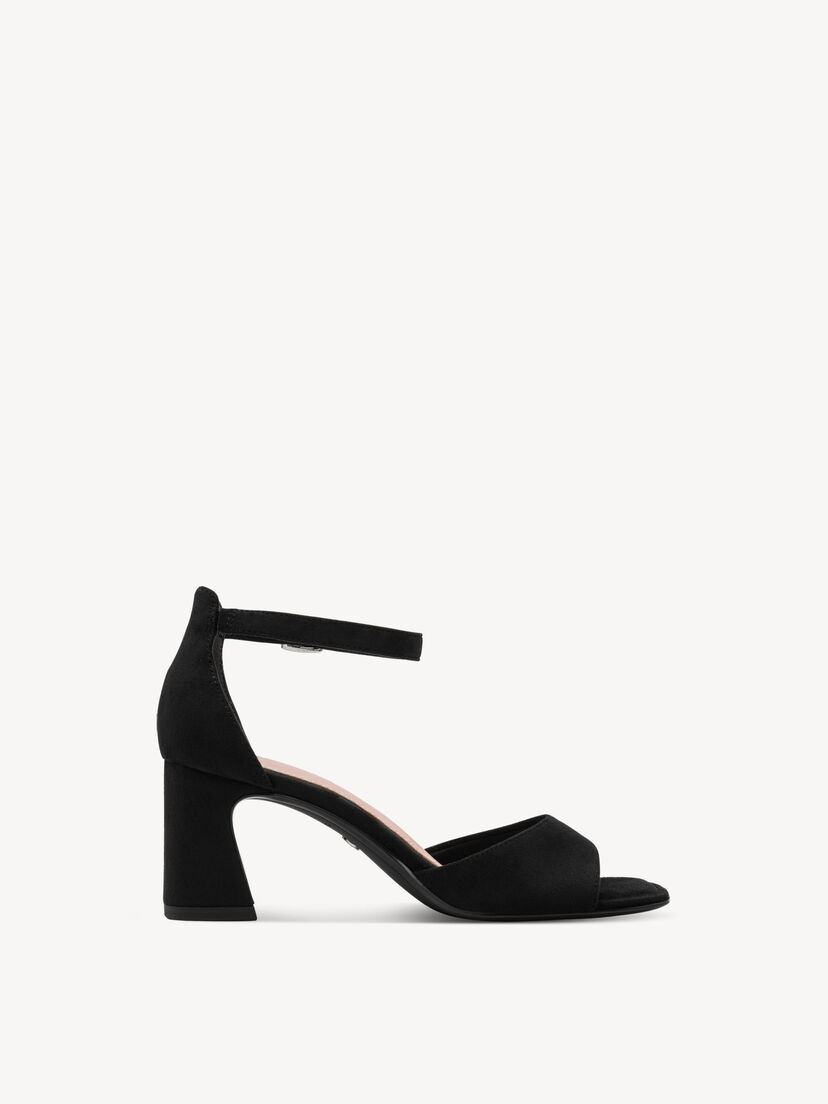 Sandaaltje - zwart, BLACK, hi-res