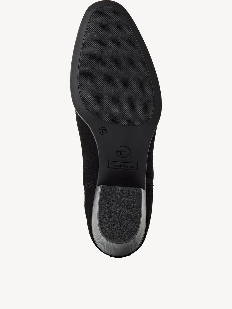 Leder Chelsea Boot - schwarz, BLACK, hi-res