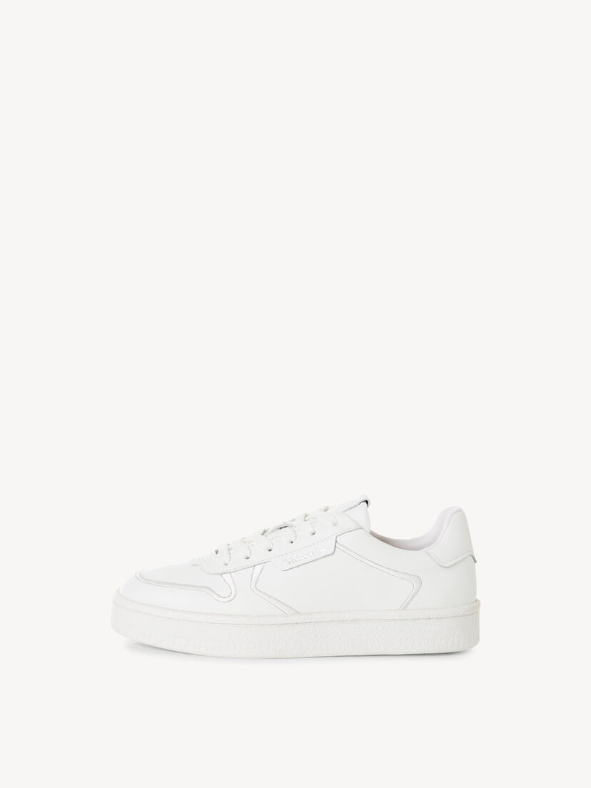 Sneaker, WHITE LEATHER, hi-res