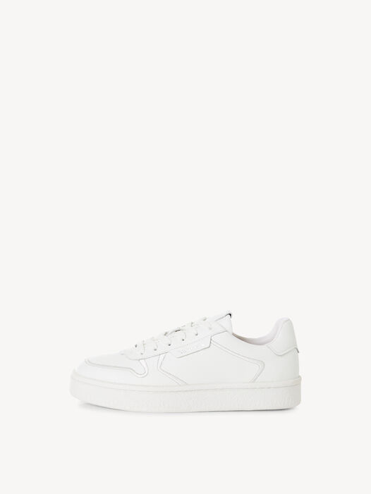 Sneaker, WHITE LEATHER, hi-res