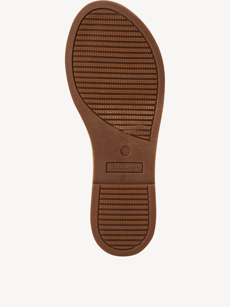 Mule en cuir - beige, BEIGE SNAKE, hi-res