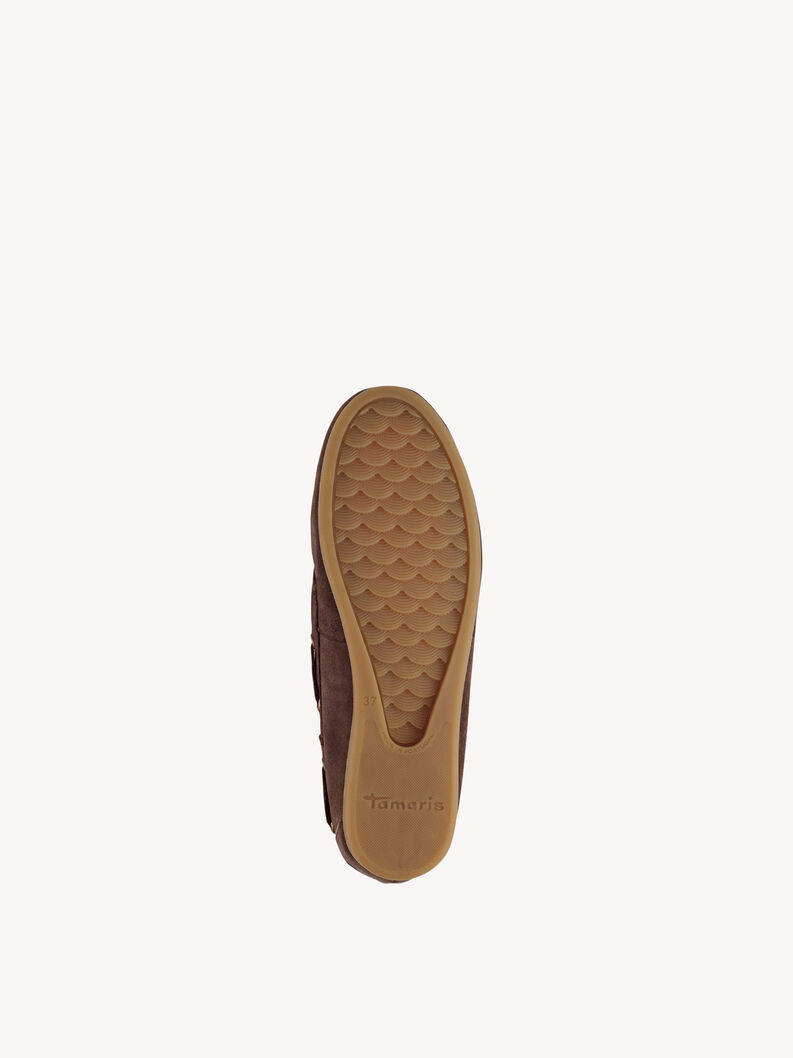 Leather Moccasin - brown, 304, hi-res