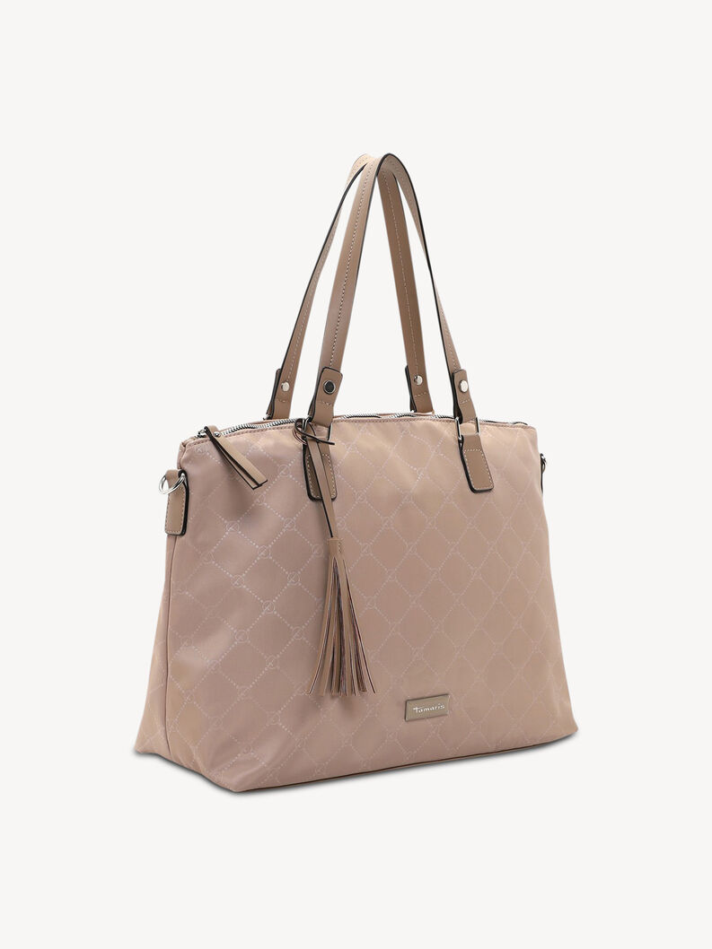 Shopping bag - brown, taupe, hi-res