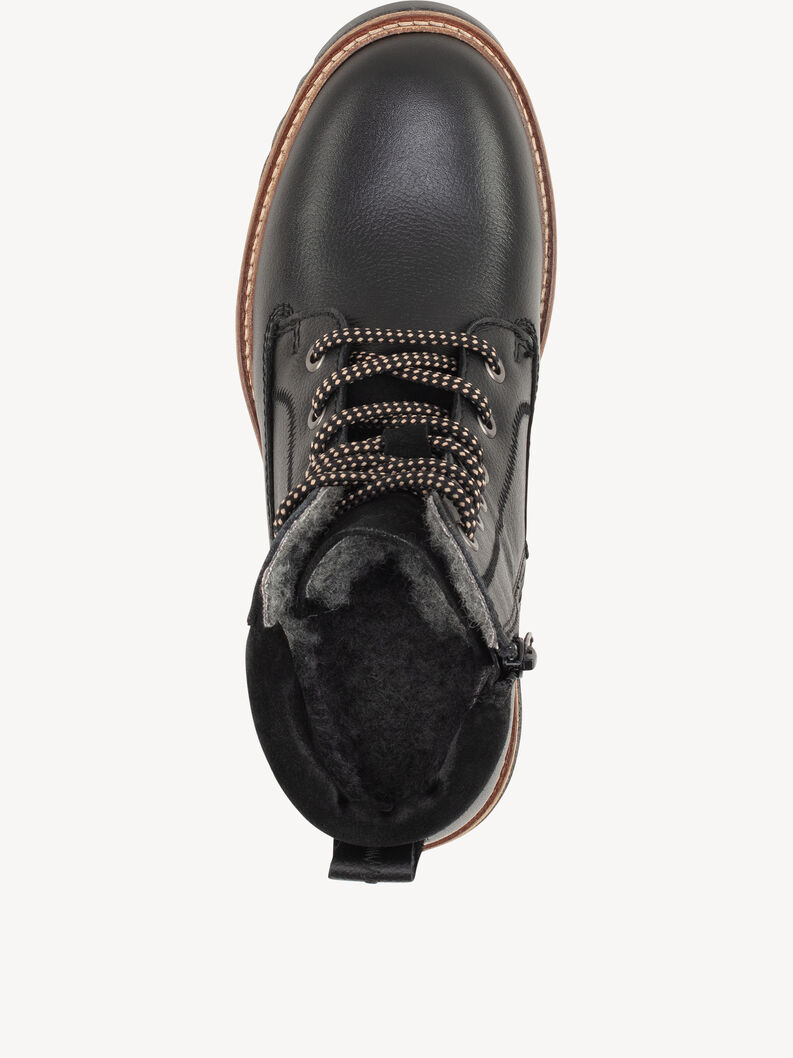 Stiefelette, BLACK LEATHER, hi-res
