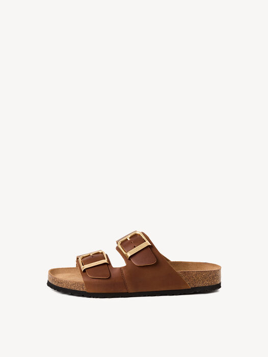 Slipper, COGNAC PULL-UP, hi-res