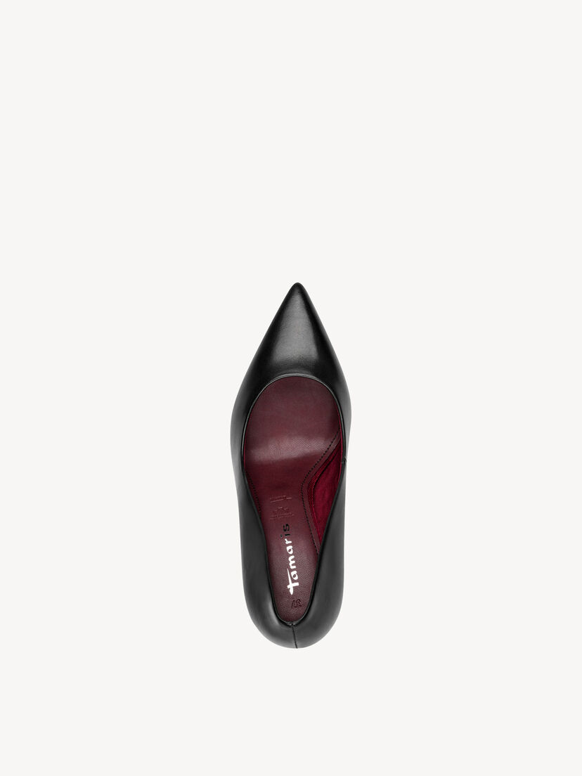 Pumps - zwart, BLACK LEATHER, hi-res