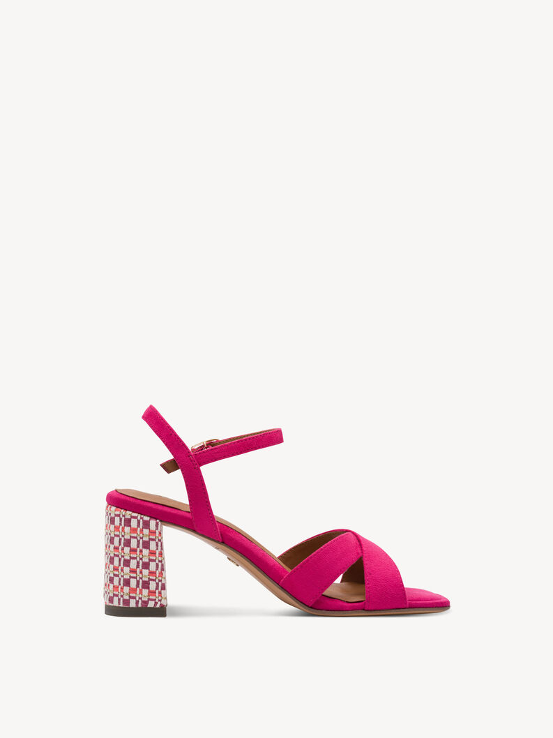 Heeled sandal - pink, FUXIA COMB, hi-res
