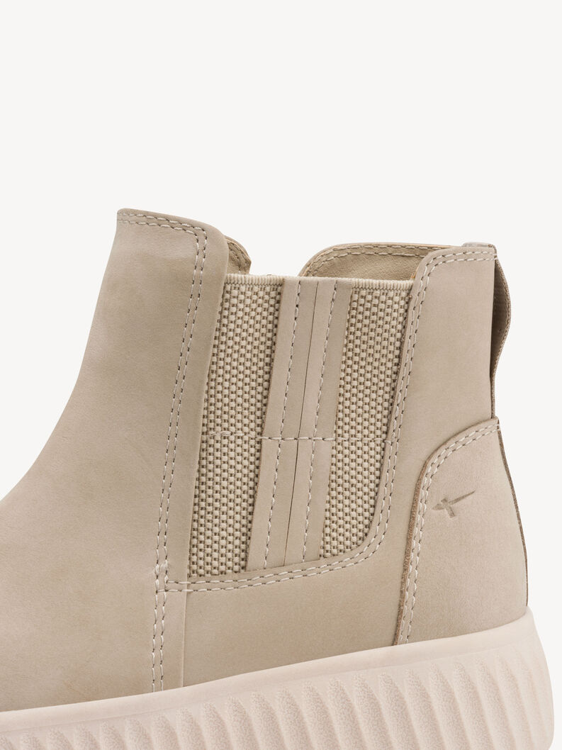 Leder Chelsea Boot - beige, BEIGE, hi-res