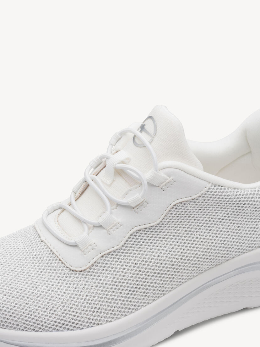 Sneaker - wit, WHITE/SILVER, hi-res