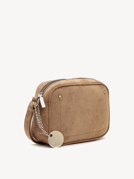 Schoudertas, taupe, hi-res