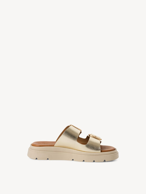 Pantolette, LIGHT GOLD, hi-res