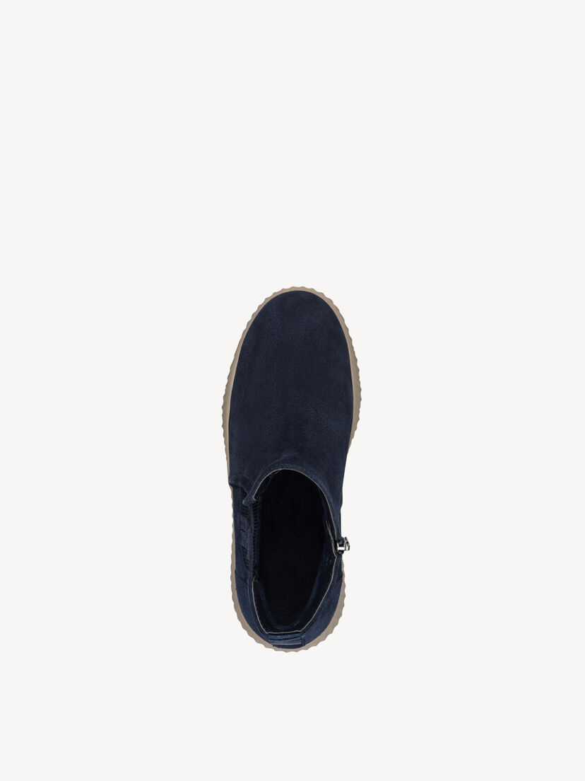 Leren Chelseaboot - blauw, NAVY SUEDE, hi-res