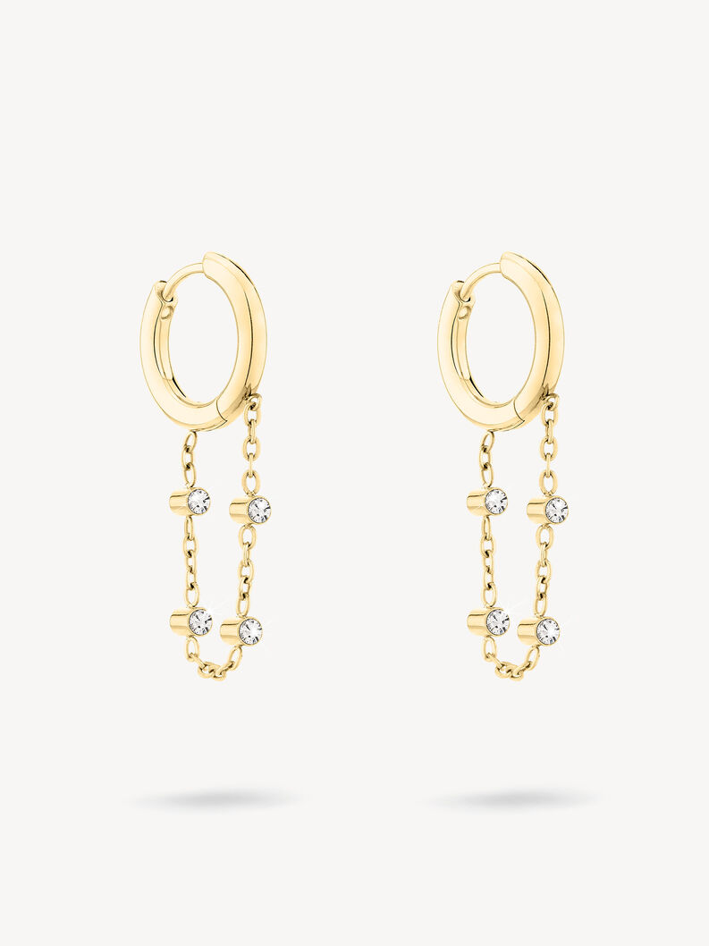 Creole earring - gold, gold, hi-res