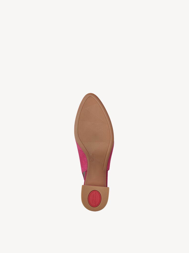 Lederslingpumps - pink, FUXIA, hi-res