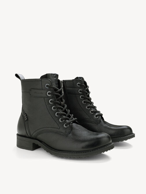 Stiefelette, BLACK LEATHER, hi-res