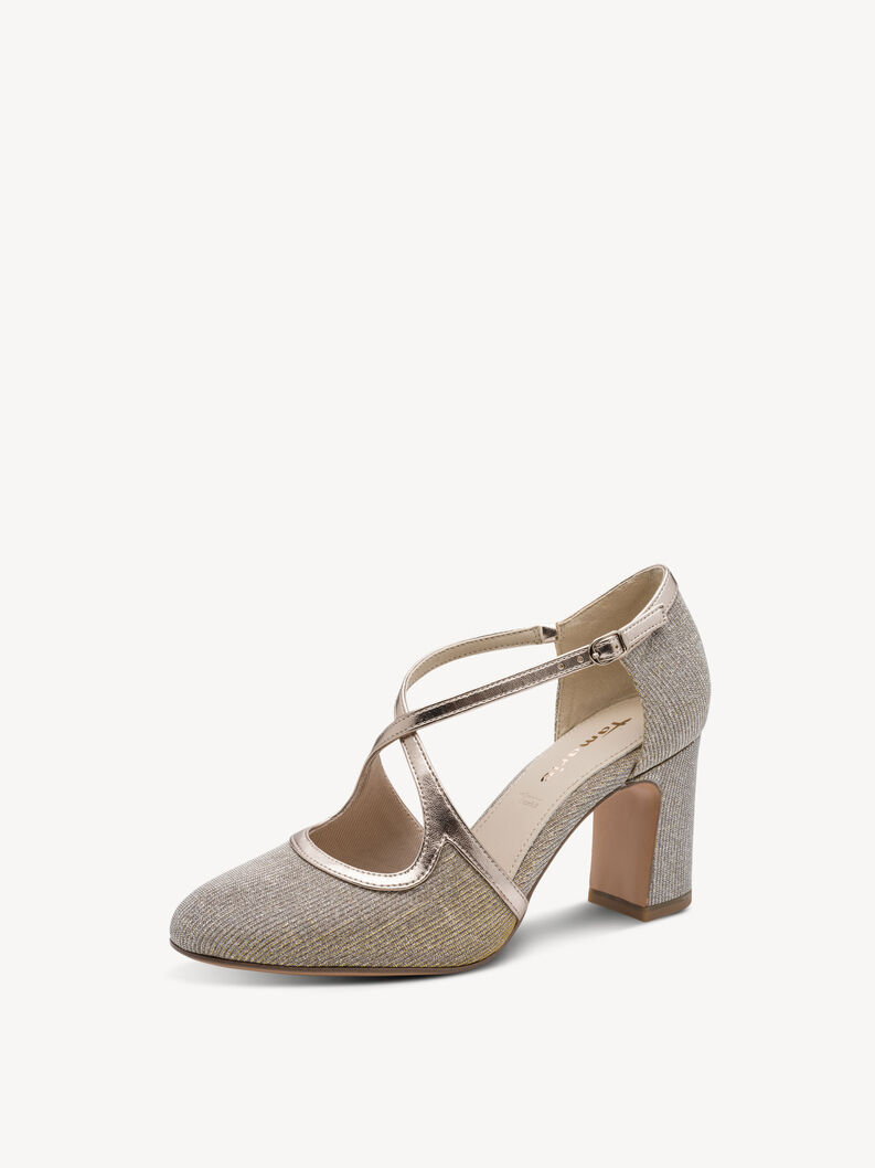 Pumps - metallic, LT.GOLD GLAM, hi-res