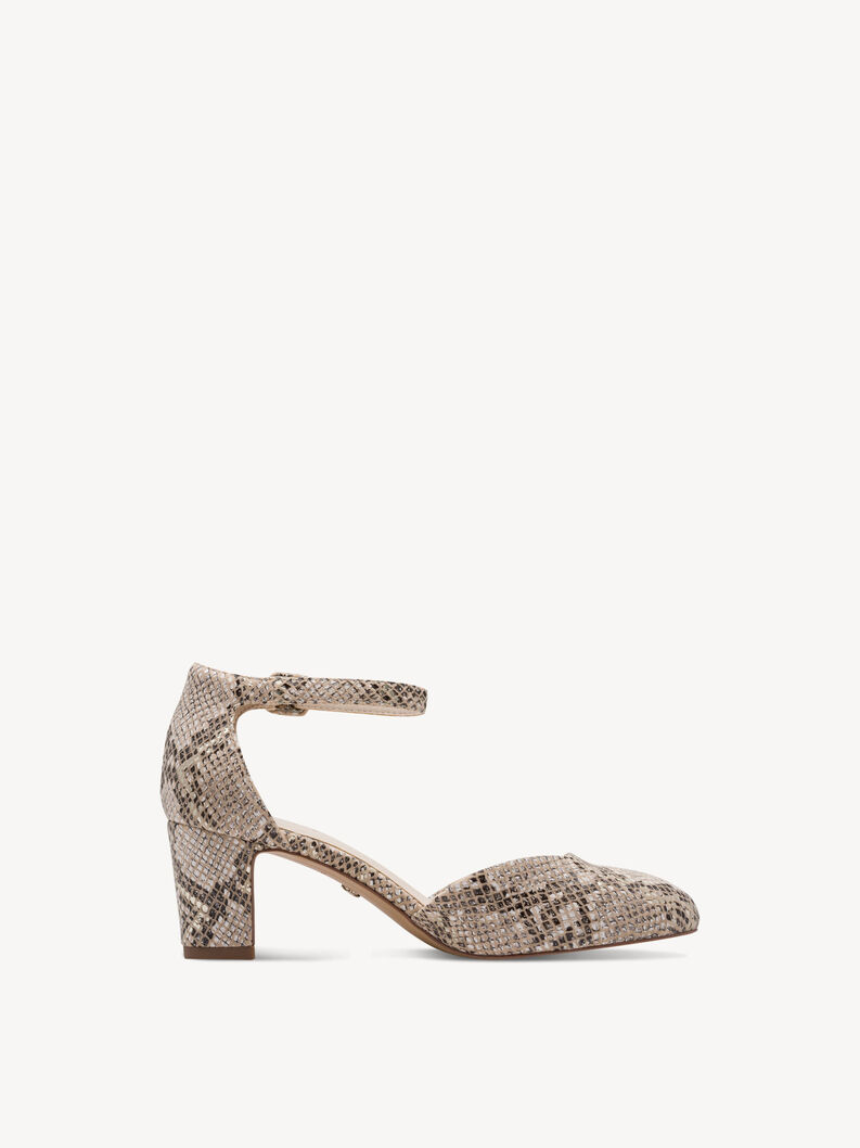 Pumps, BEIGE SNAKE, hi-res