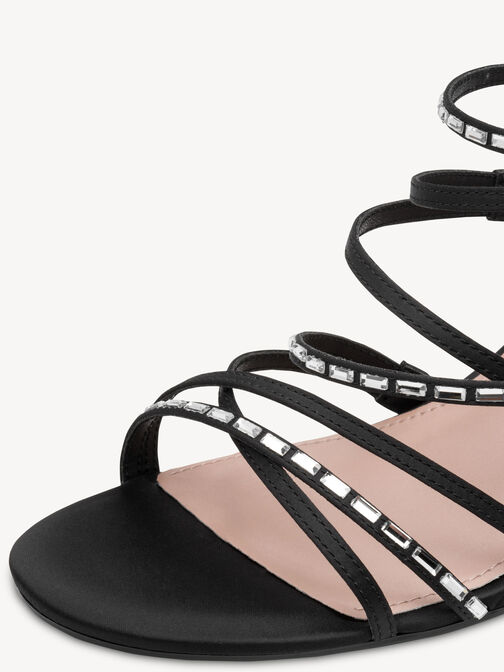 Sandale &agrave; talon, BLACK, hi-res