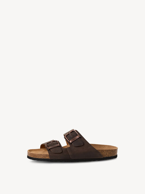 Pantolette, BROWN PULL-UP, hi-res