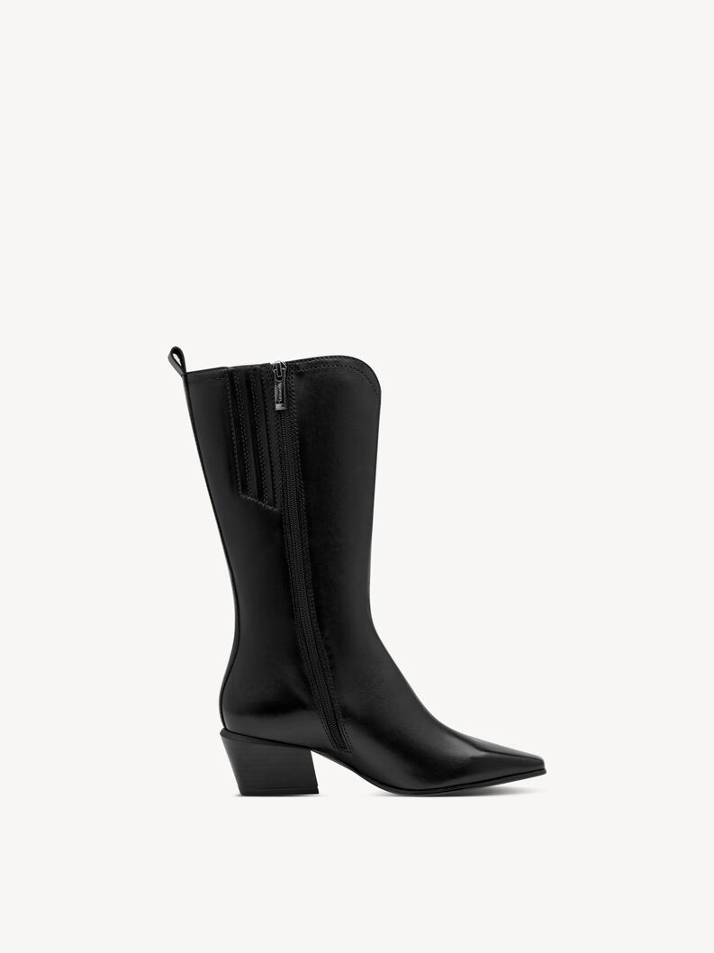 Stiefel, BLACK LEATHER, hi-res